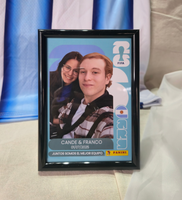 Producto - Cuadro estilo figu panini PERSONALIZADO (varias medidas)