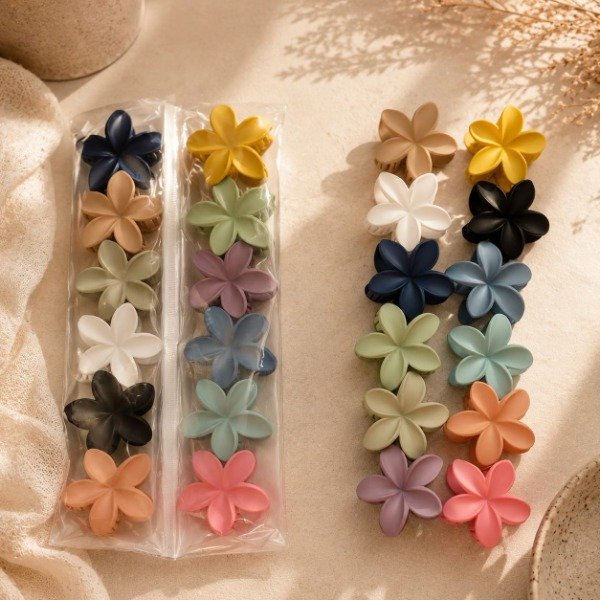 Producto - Broche Flor Hawaii matte 6 cm
