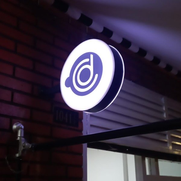 Producto - Carteles salientes circulares 40 cm