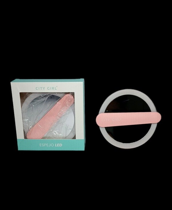 Producto - Espejo con luz Led - Rosa o Blanco
