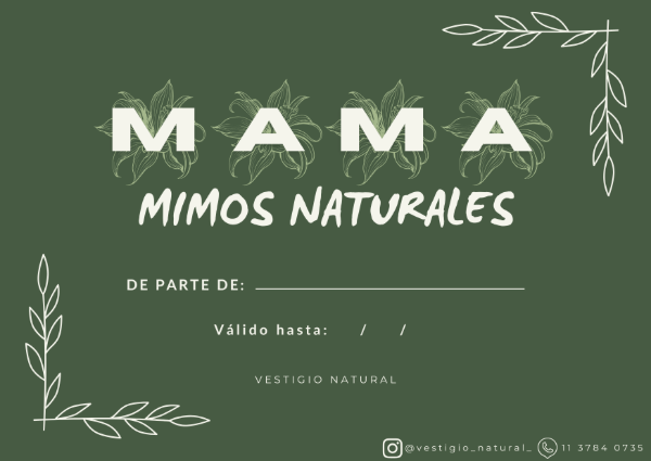 Producto - "Mimos Naturales" para mama