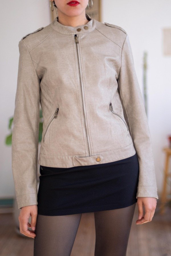 Producto - Campera Cuesta Blanca Marfil (sintética) Talle: S -