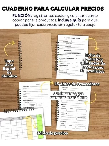 Producto - Kit Emprendedor Completo: Papelería Para Negocios Kraft - 2