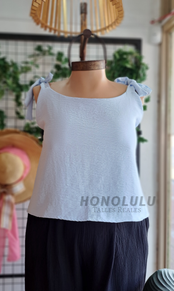 Producto - Musculosa Vida Celeste