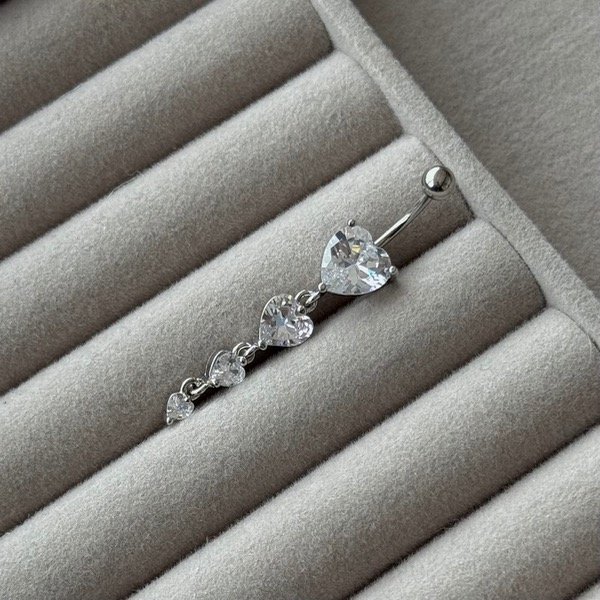 Producto - Piercing de ombligo colgante corazón