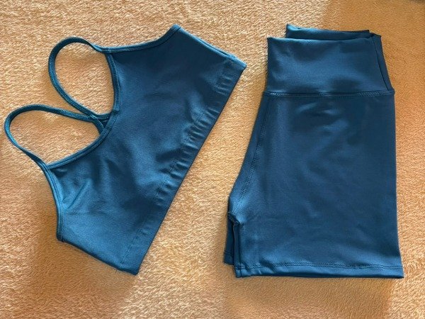 Producto - Calza corta lycra VERDE petroleo - 1