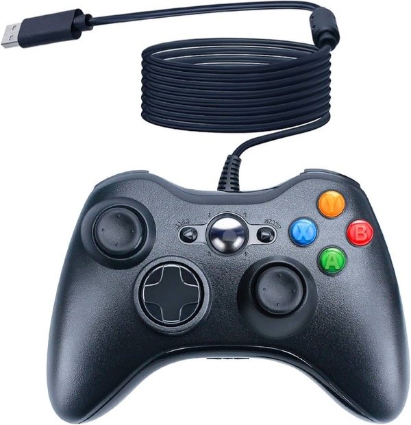 Producto - Xbox 360 Joystick con cable USB Black REPLICA - 3