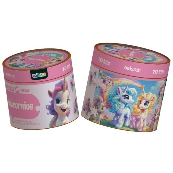 Producto - Rompecabezas 70 piezas - Unicornios