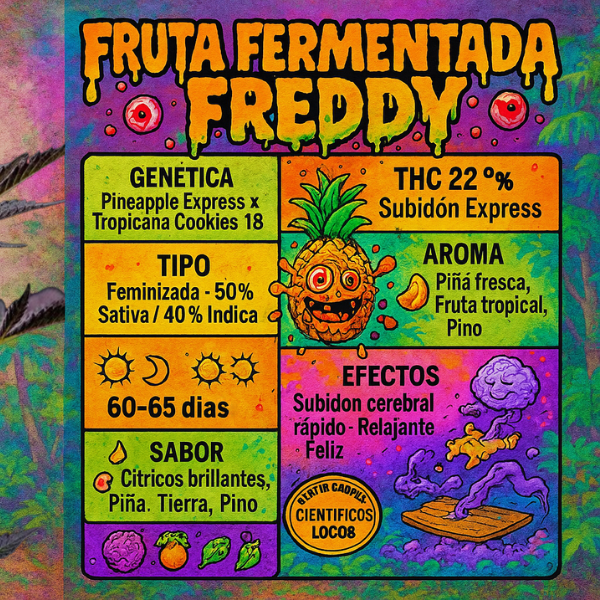 Producto - SEMILLA STICKY FINGERS FRUTA FERMENTADA FREDDY