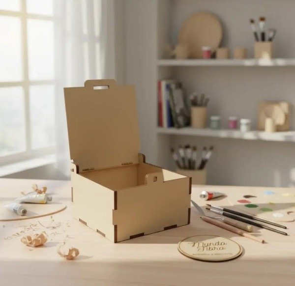 Producto - Cajas fibrofacil 9x9x6cm