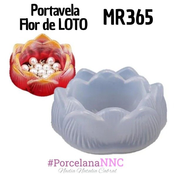 Producto - Portavela Flor de Loto MR365