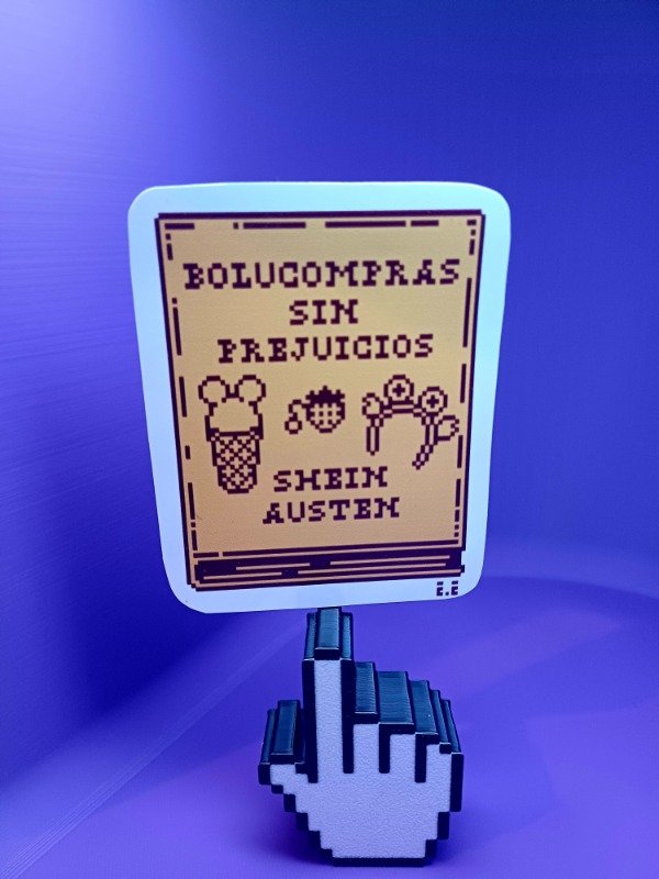 Producto - Sticker Bolucompras sin prejuicios Shein Austen