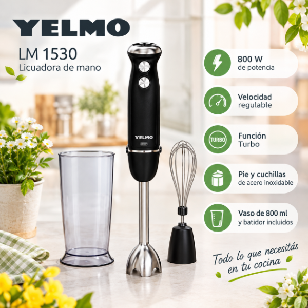 Producto - LICUADROA DE MANO YELMO LM 1530 - 800W