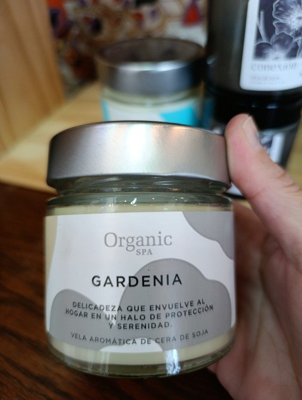 Producto - Vela de soja orgánic Gardenias