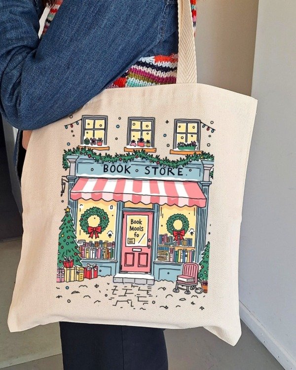 Producto - Tote bag "Bookstores" December Reader