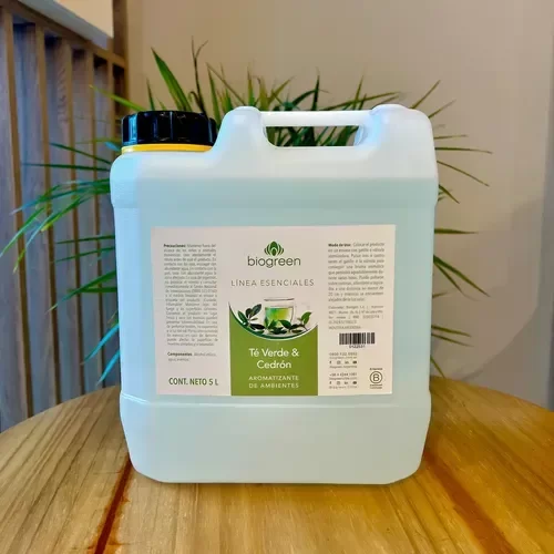 Producto - Bidón 5 Lts- TE VERDE Y CEDRÓN