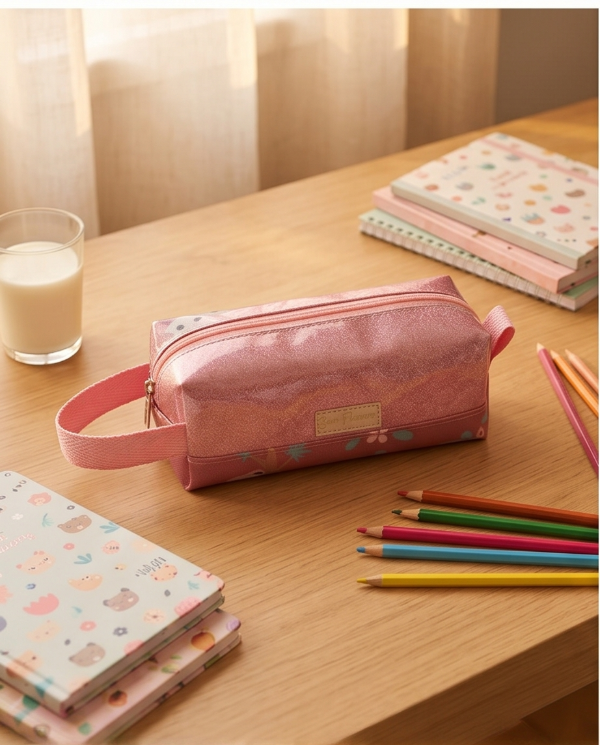 Producto - Cartuchera simple con brillo o espejo - 6
