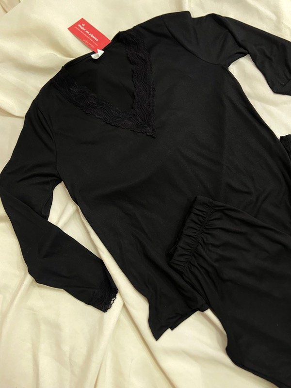 Producto - PIJAMA NEGRO - TALLE M