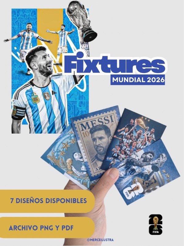 Producto - Fixtures Mundial 2026 COMPLETO IMPRIMIBLE