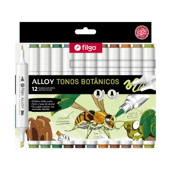 Producto - Marcadores Alloy, doble punta, Filgo - 3