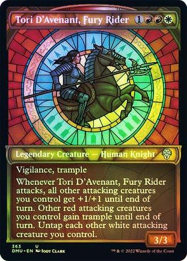Producto - Tori D'Avenant, Fury Rider (Showcase) (Textured Foil)