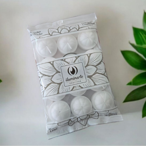 Producto - ILUMINARTE - VELAS DE NOCHE BLANCAS