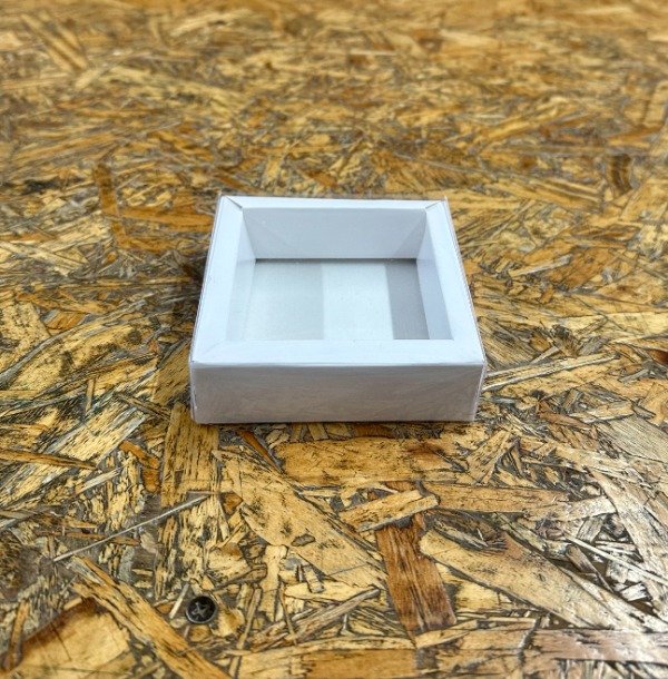 Producto - CAJA PARED DOBLE TAPA ACETATO -COD. 1646 medida interior 8x3x8
