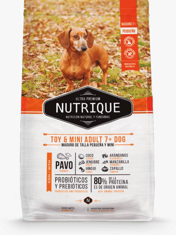 Producto - NUTRIQUE Toy y Mini Adulto 7+ x 3 Kg