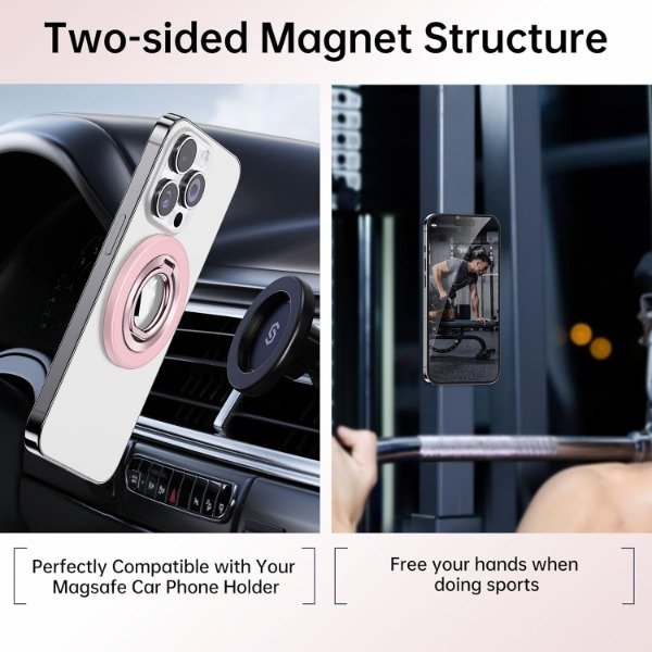 Producto - SYNCWIRE Magnetic Phone Ring Holder for MagSafe 360 (11 colores) - 5