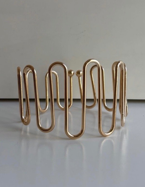 Producto - Brazalette vueltas dorado