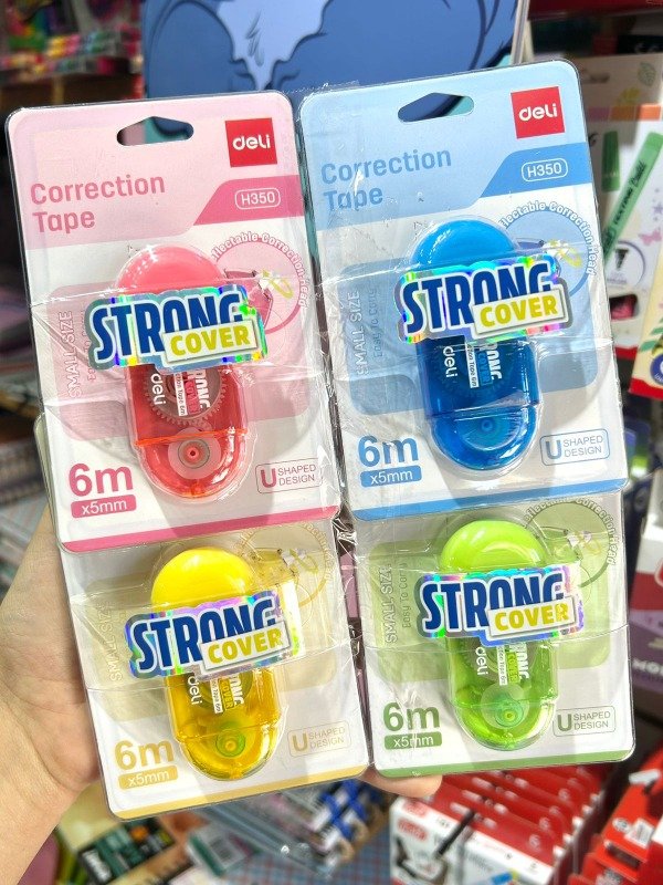 Producto - Cinta Correctora Deli Strong 6 metros