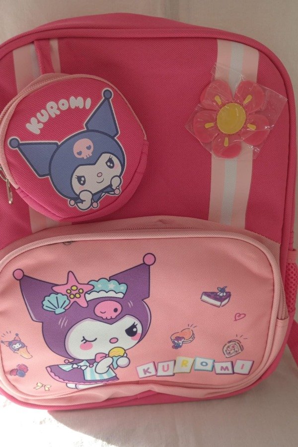 Producto - MOCHILAS  PARA JARDIN  - Kuromi Rosa