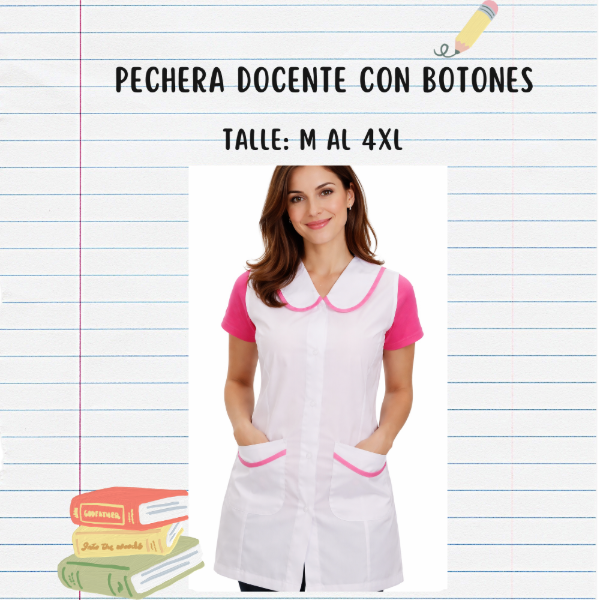 Producto - Pechera Docente Con Botones
