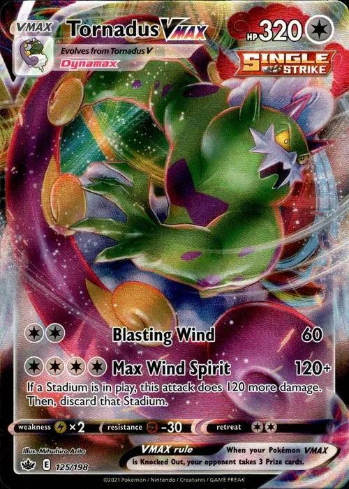 Producto - Tornadus VMAX - 125/198 - Chilling Reign