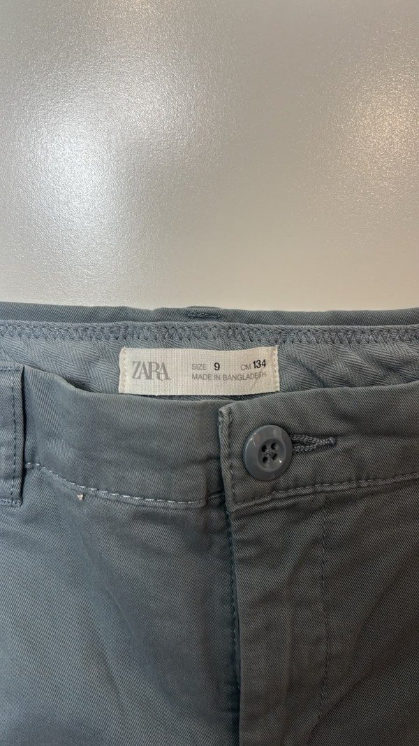 Producto - Bermuda Gris Zara 9 años - 2