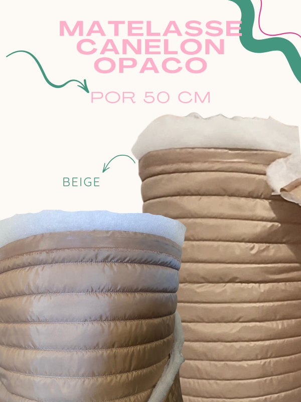 Producto - CANELON LISO - BEIGE X 50 CM