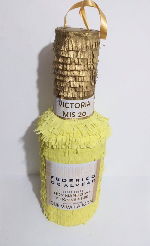 Producto - Piñata champagne botella