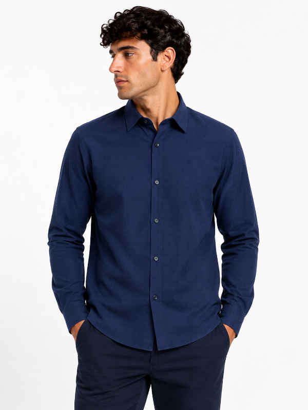 Producto - 2763 - Camisa Entallada Poplin c/Lycra - 0