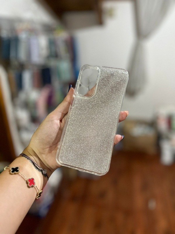 Producto - A15 y a25 funda brillo 2 en 1 plateada