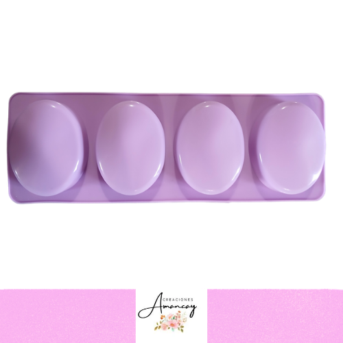 Producto - MOLDE JABONES OVALADOS X 4