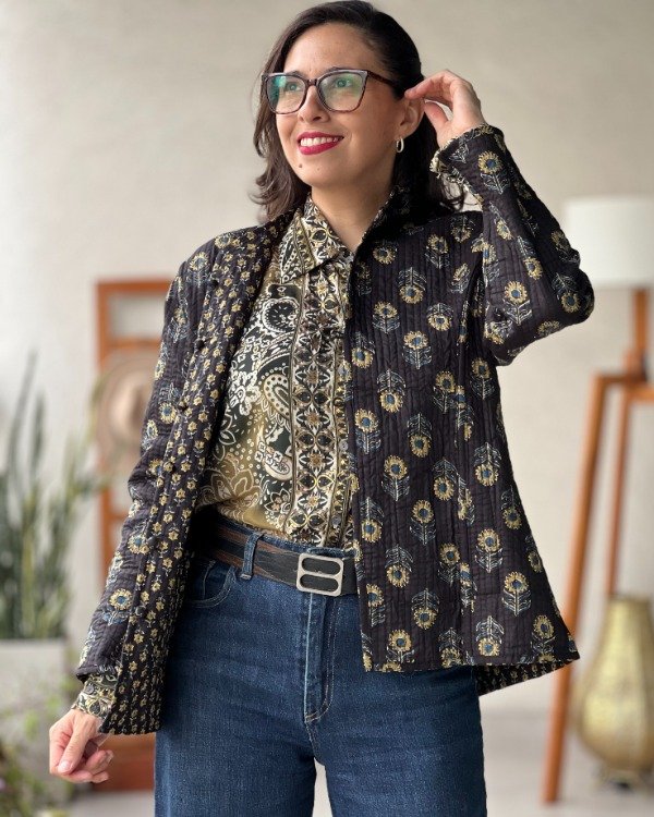 Producto - Chaqueta Hindi Negra y Lima S/M y L/XL