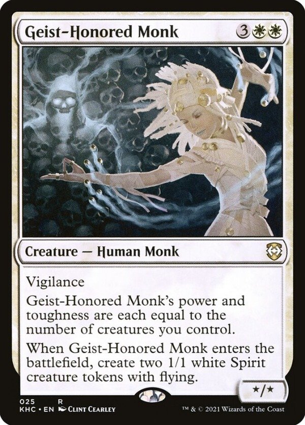 Producto - Geist-Honored Monk #25  Kaldheim Commander