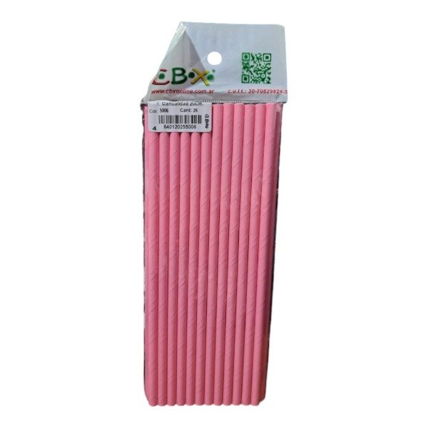 Producto - sorbete rosa polipapel x 25 un