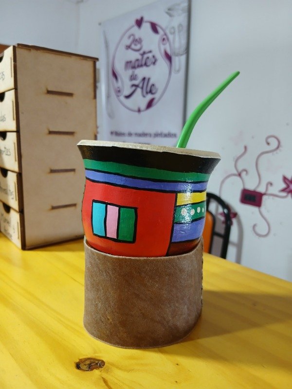 Producto - Mate de calabaza "ARTE" - 6