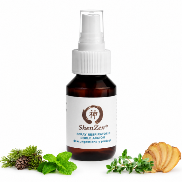 Producto - Spray Respiratorio Doble Acción ShenZen - Aromaterapia para respirar mejor