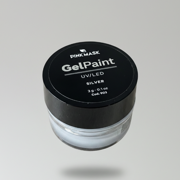 Producto - Gel Paint Plateado 3grs - Pink Mask