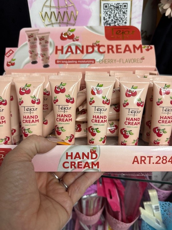 Producto - Crema para manos aroma de cerezas tejar