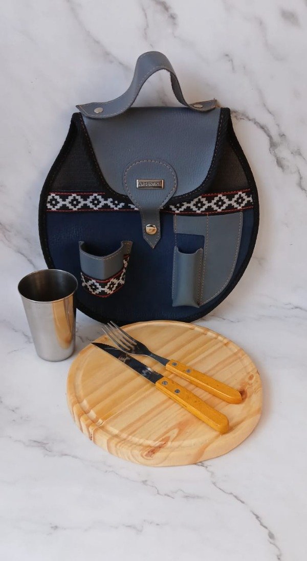 Producto - Set Dia del Padre - Estuche + Cubiertos + Vaso + Tablita