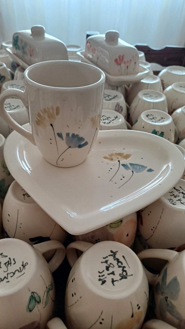 Producto - Set Taza + Bandeja Línea Plumas - 2