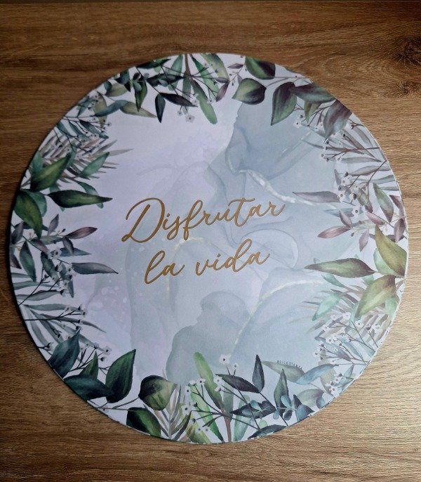 Producto - Platos de sitio de papel por 6 unidades Vida